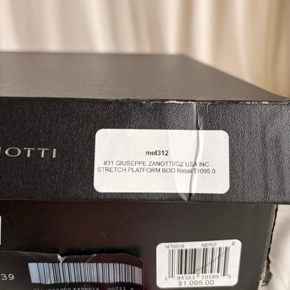 Giuseppe Zanotti Bonny Stretch Boot in Nero - Store Floor Model, Size 39 - Picture 14 of 16